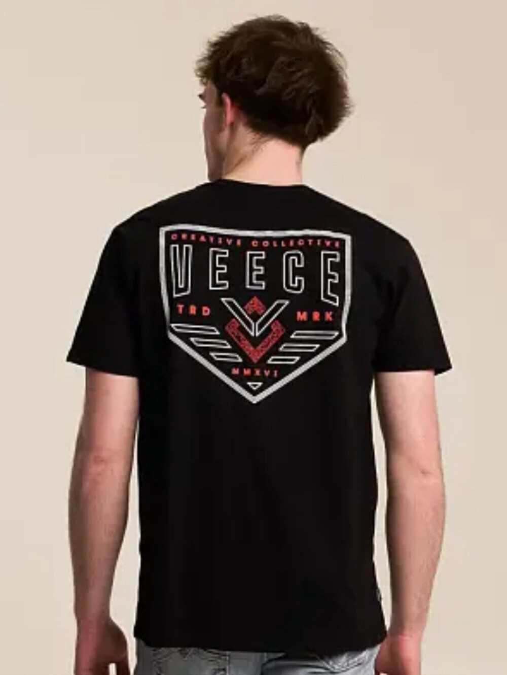 NWOT | Veece Buckle Exclusive Black Graphic Plate Tee | XL